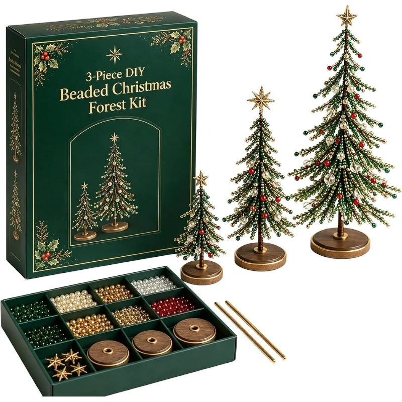 DIY Beaded Christmas Tree Kit Deal: Save 50% at Amazon
