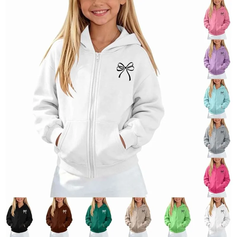 Aniywn Hoodie Girls Zip Up Sweatshirt Deal: Save 50% at Amazon