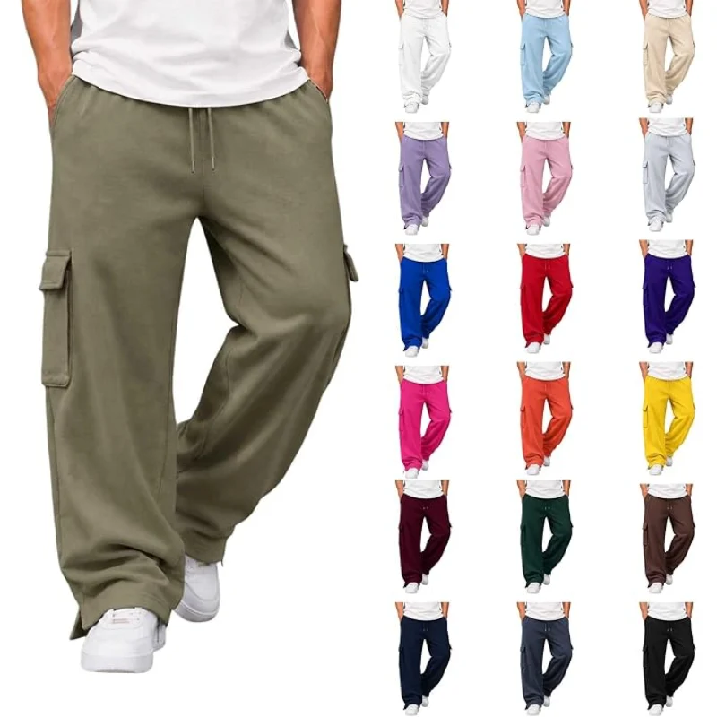 Men’s Cargo Wide Leg Sweatpants Deal: Save $7.xx at Amazon