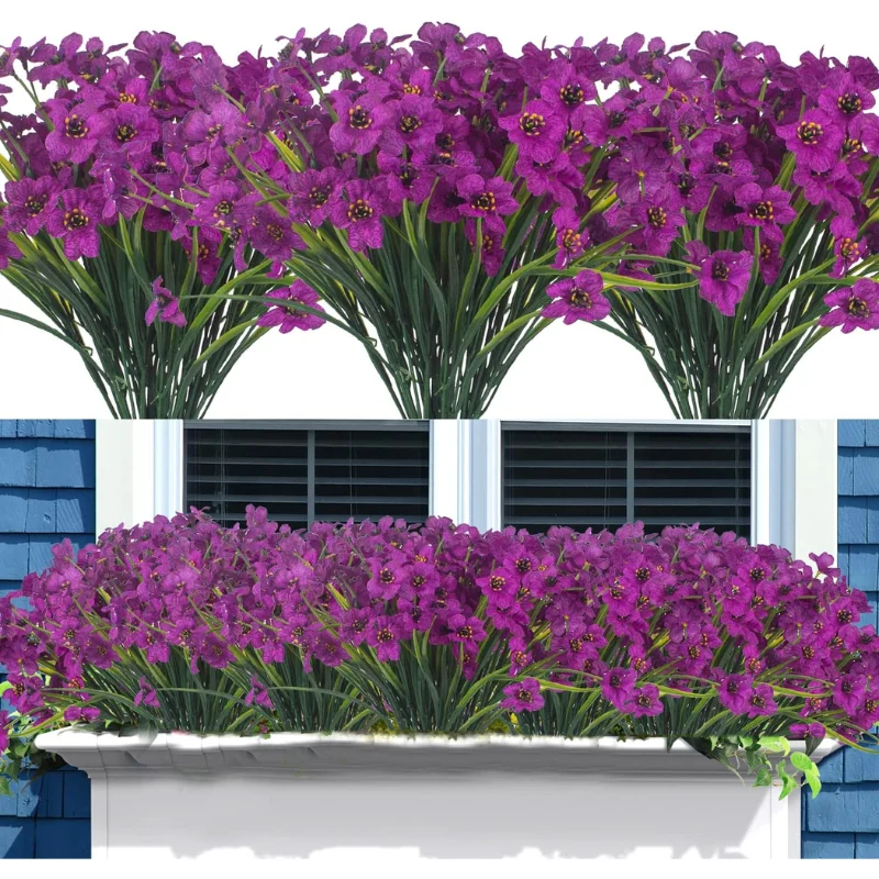 Grunyia 20 Bundles Artificial Flowers Deal: Save 50% at Amazon