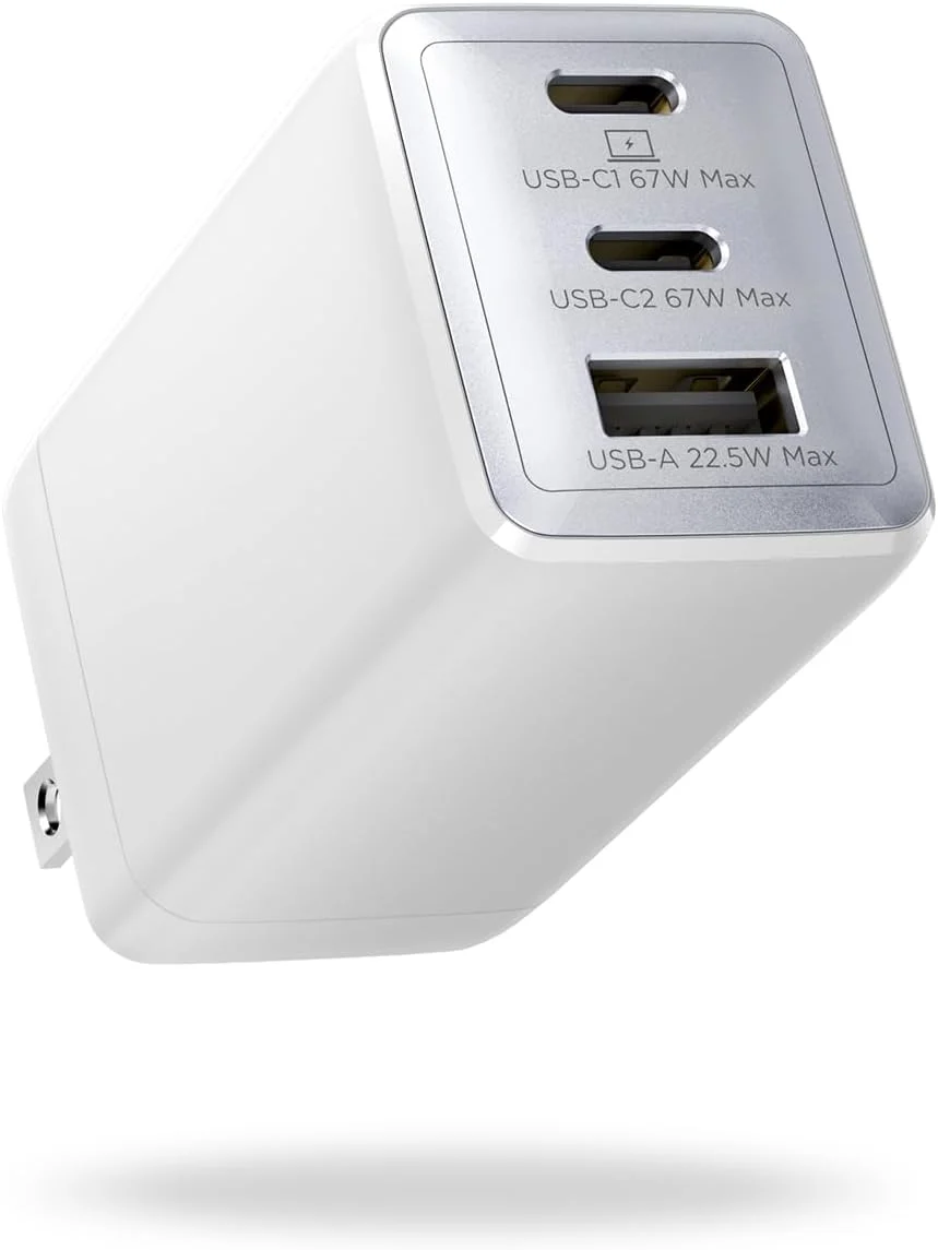 WeGear 3-Port 67W GaN USB‑C Charger Only $18.xx (Reg. $28)