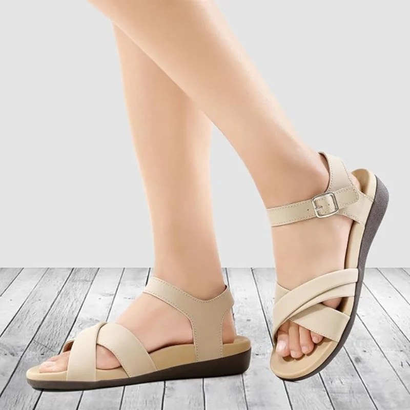 Women’s Ankle Strap Strappy Sandals Deal: Save $27.xx at Amazon