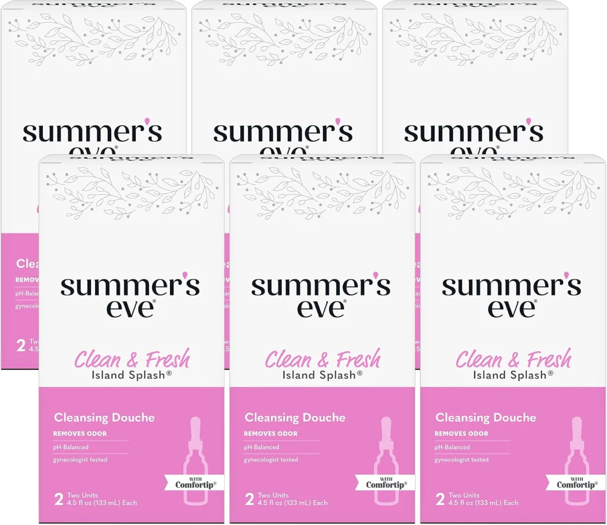 Summer’s Eve Douche Island Splash 2‑Count 6‑Pack Only $8.xx (Reg.