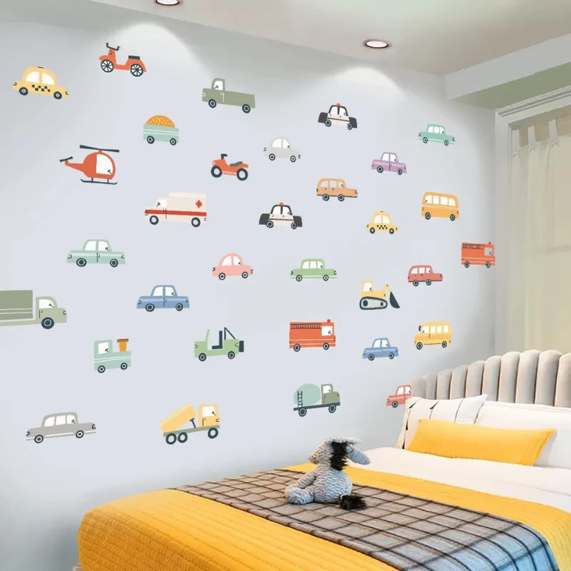 Transportation Vehicle Wall Decals Deal: Save 55% at Amazon