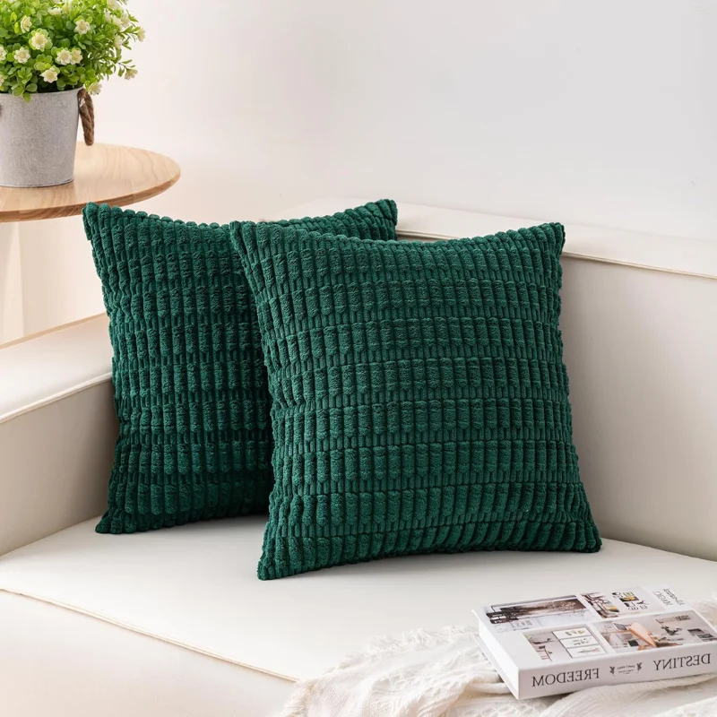 Pack of 2 Corduroy Throw Pillow Covers Deal: Save $6.xx at Amazon