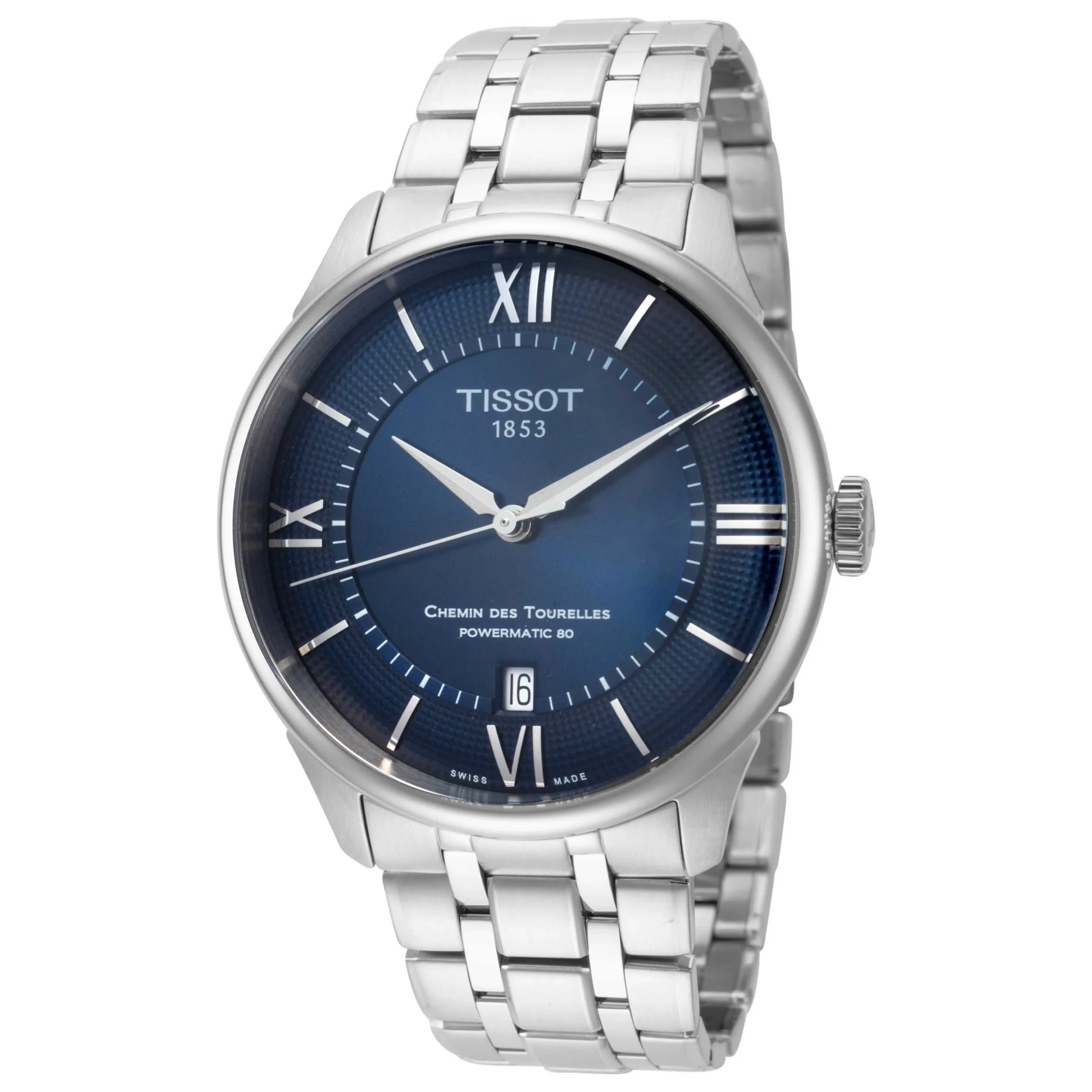 Tissot Chemin des Tourelles Blue Dial Watch Just $322.15 at Ashford
