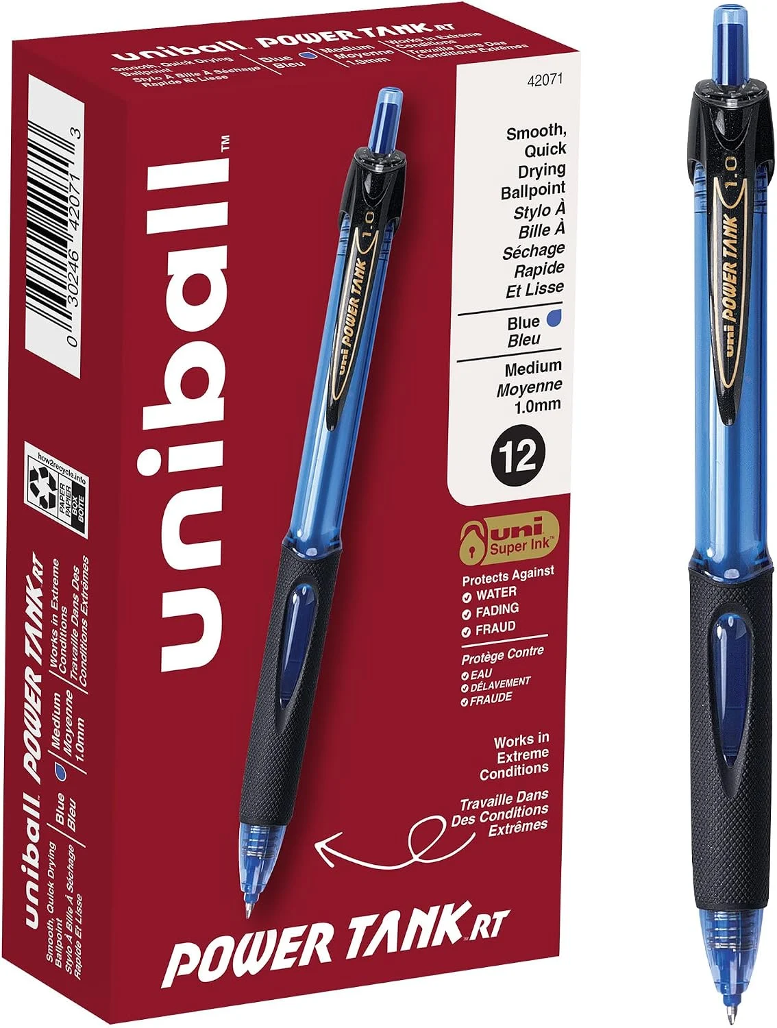 uniball Power Tank RT 12-Pack Only $14.xx (Reg. $34) at Amazon