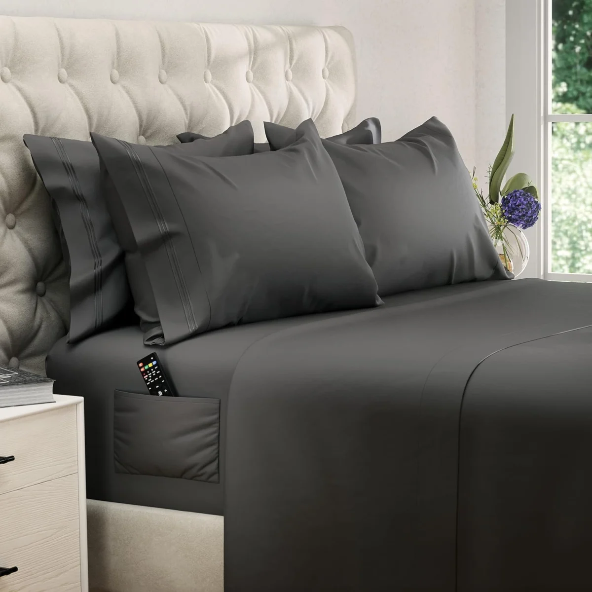 DreamCare 6-Piece Queen Size Sheet Set $25.xx