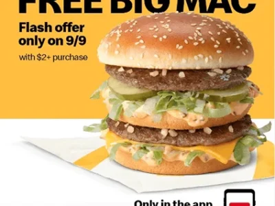 Free Big Mac Deal: FREE at McDonald’s
