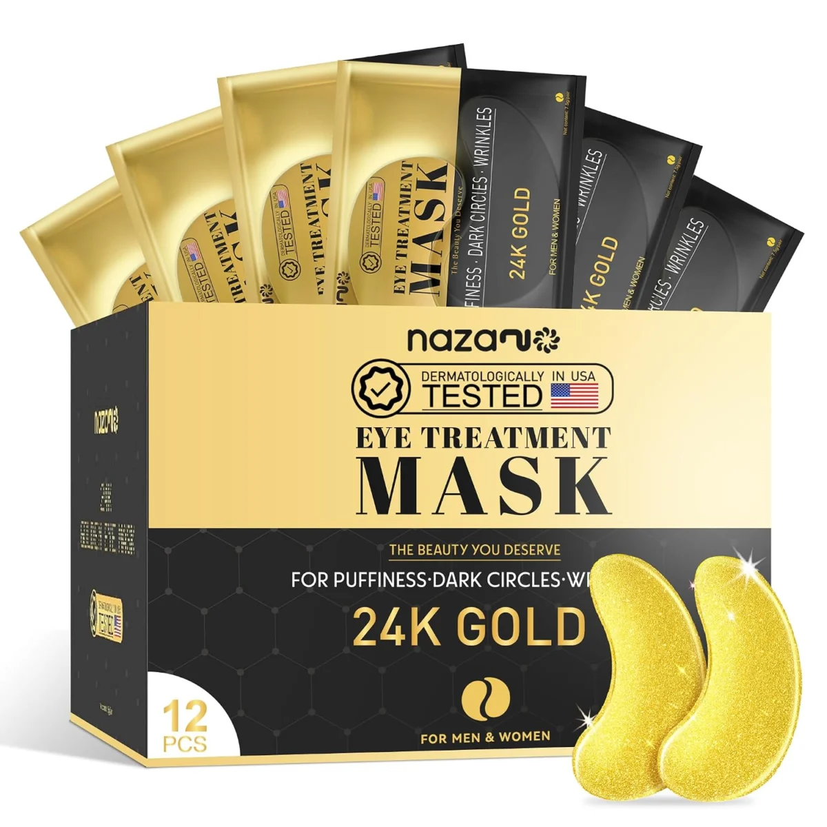 24K Gold Under Eye Patches $2.xx Shipped (Reg $9)