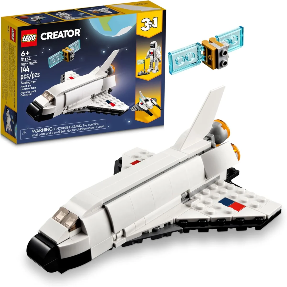 LEGO Creator 3‑in‑1 Space Shuttle Only $8.xx at Amazon