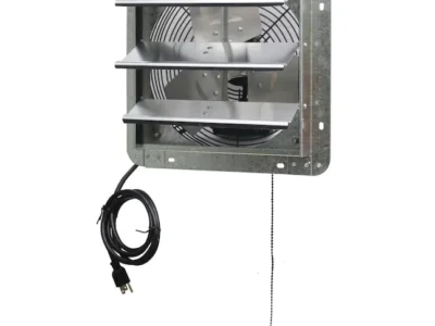 iLIVING 12″ Wall Mounted Shutter Exhaust Only $59.xx at Amazon