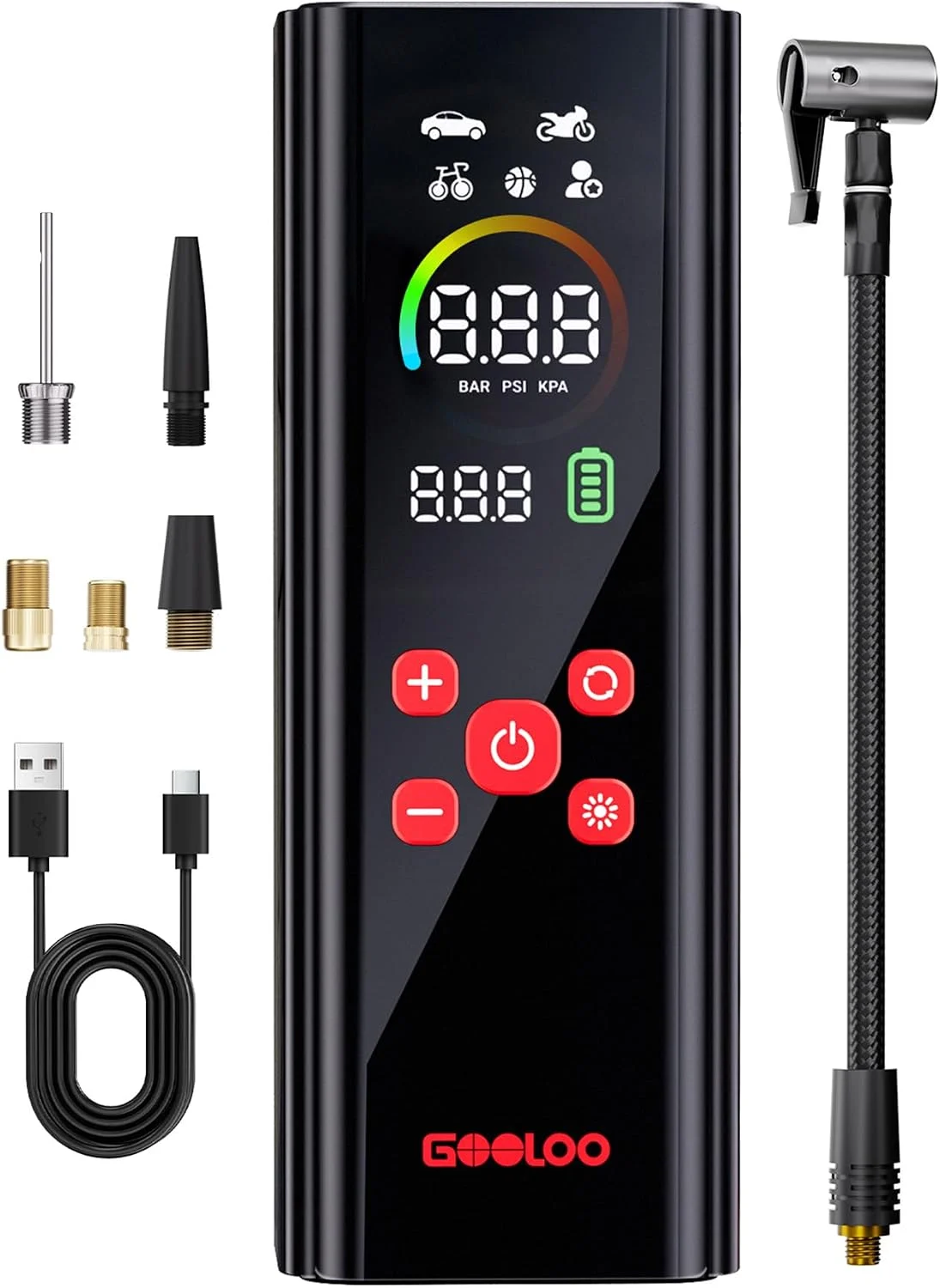 GOOLOO Pro Portable Tire Inflator Only $20.xx at Amazon