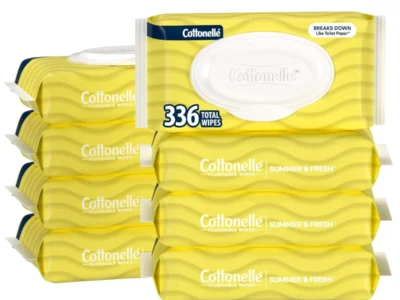 Cottonelle Flushable Wipes Only $10.xx at Amazon