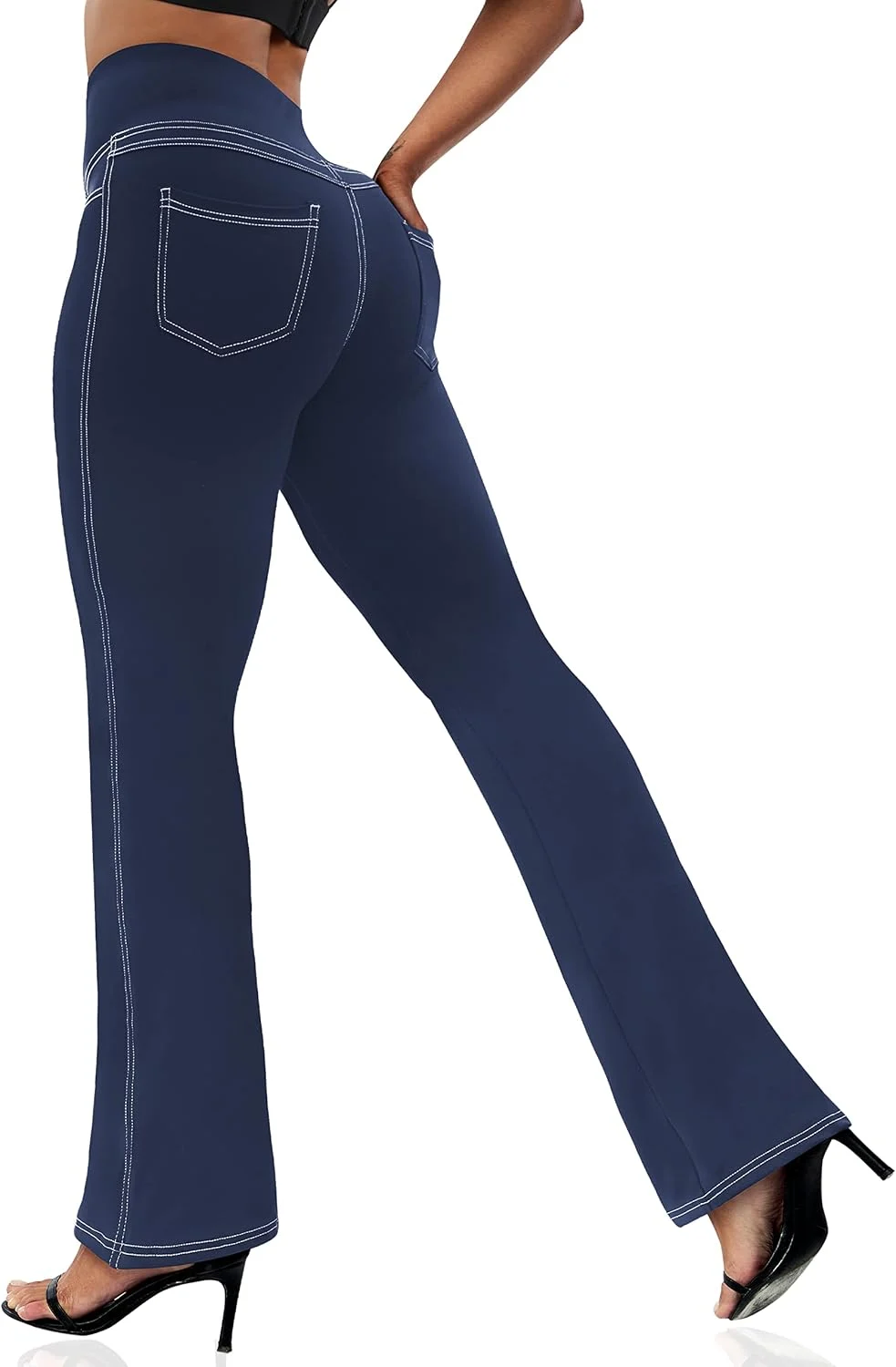 VOOVEEYA Women’s Bootcut Leggings at Amazon