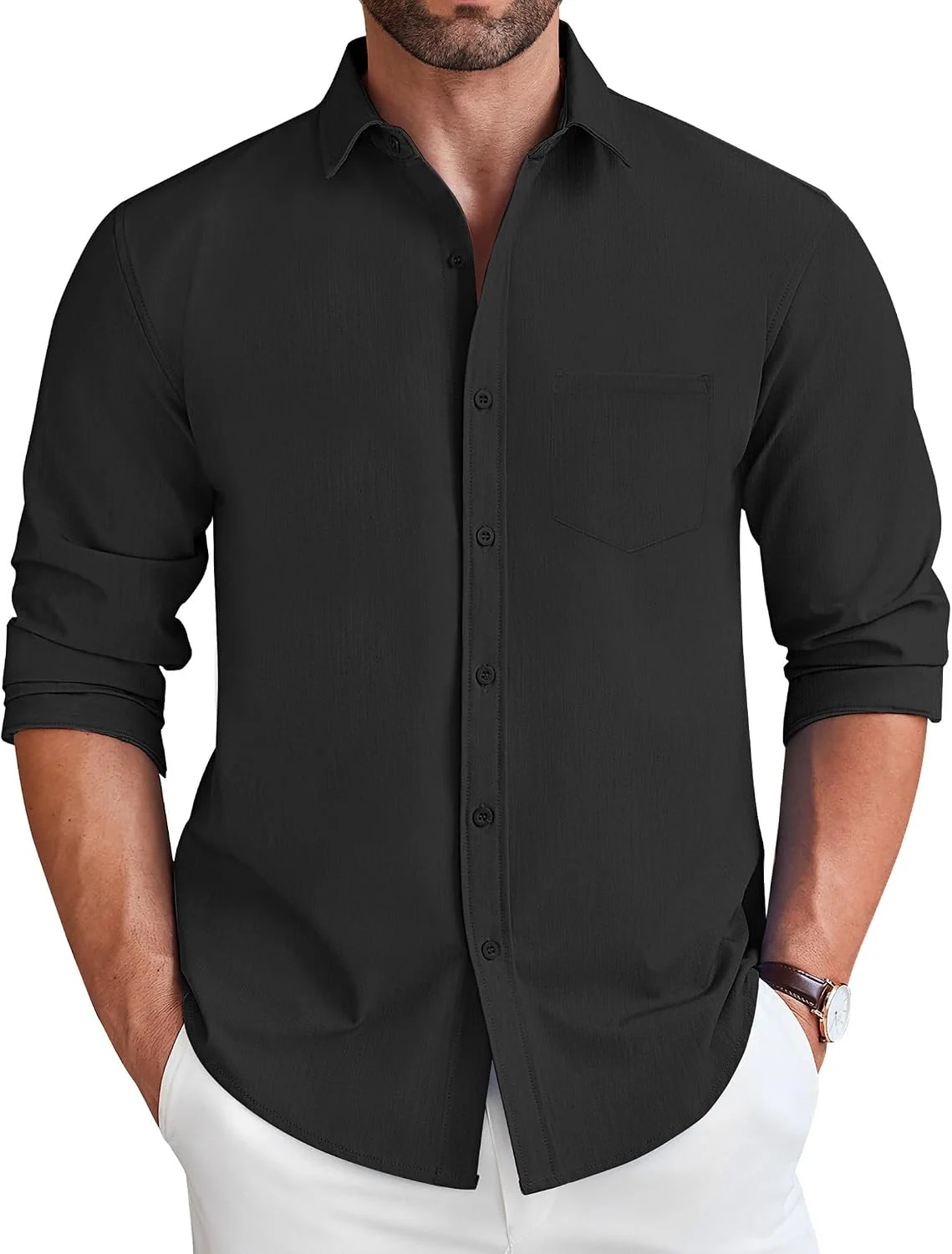 COOFANDY Men’s Denim Shirt Only $9.xx (Reg. $35) at Amazon