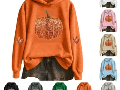 Sequin Pumpkin Sweatshirt Deal: Save $5.xx at Amazon