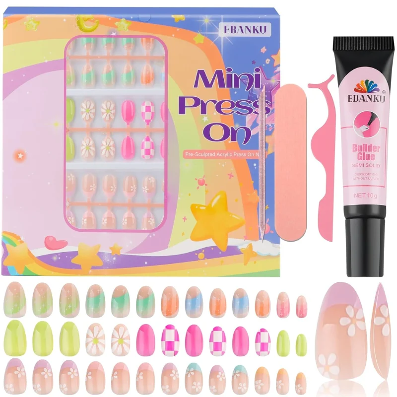 EBANKU 3 Pack Kid Fake Nail Kit Deal: Save $10.xx at Amazon