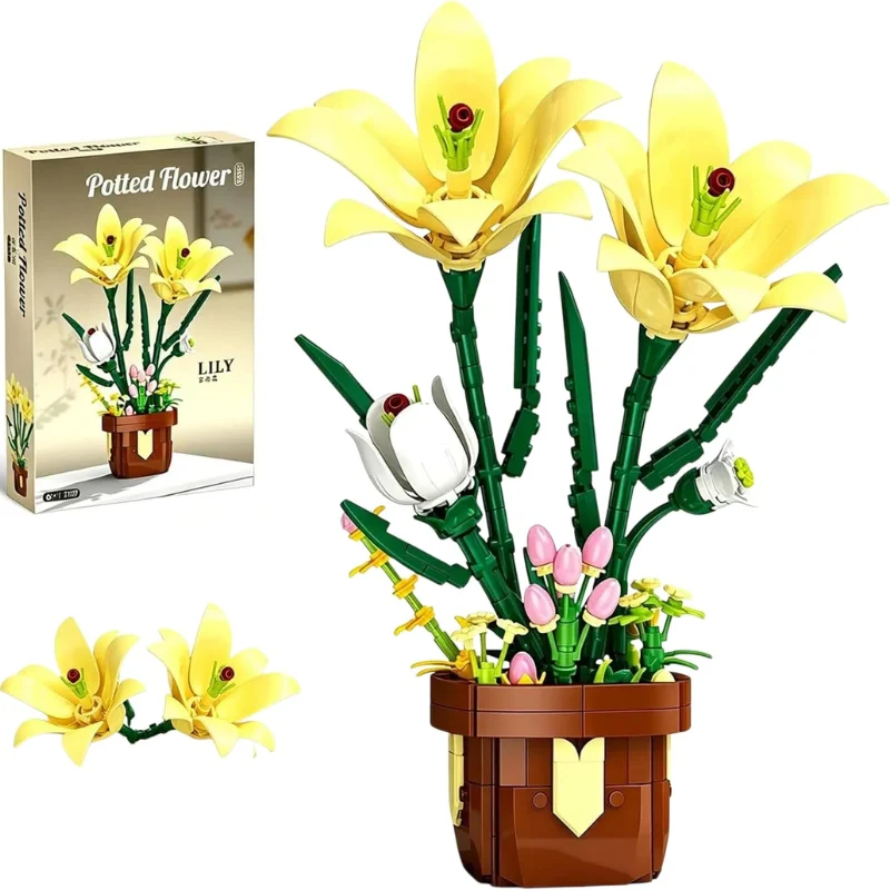 Lily Flower Building Block Set Deal: Save $14.xx at Amazon