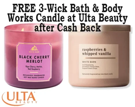 3‑Wick Bath & Body Works Candle Deal: Free at Ulta