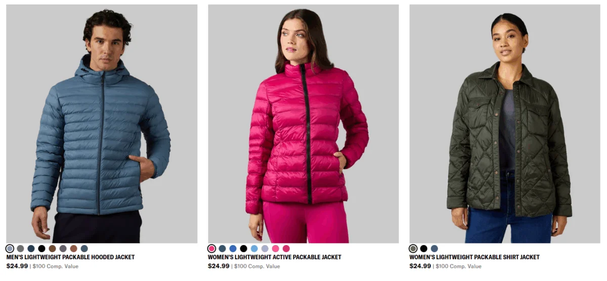 Packable Jackets Deal: Save $5 at 32 Degrees