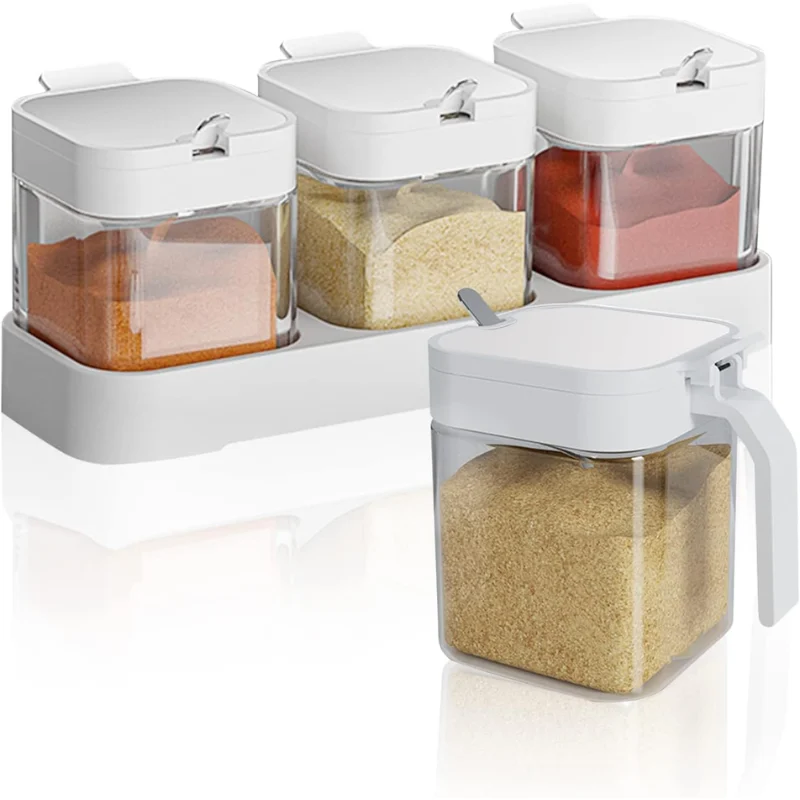 Clear Glass Condiment Canisters Deal: Save 50% at Amazon