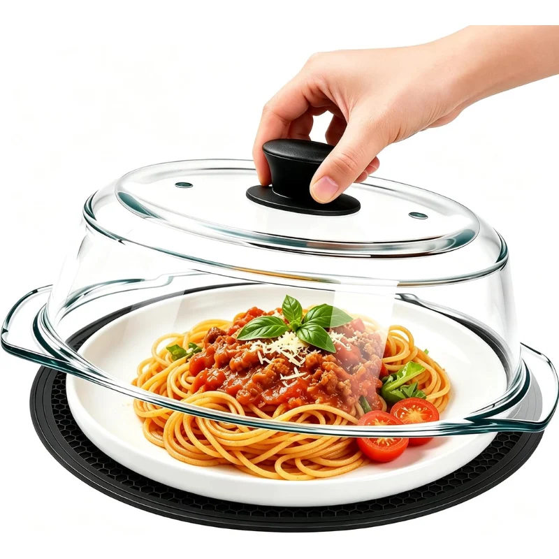 Tall Glass Microwave Splatter Cover Deal: Save $18.xx at Amazon