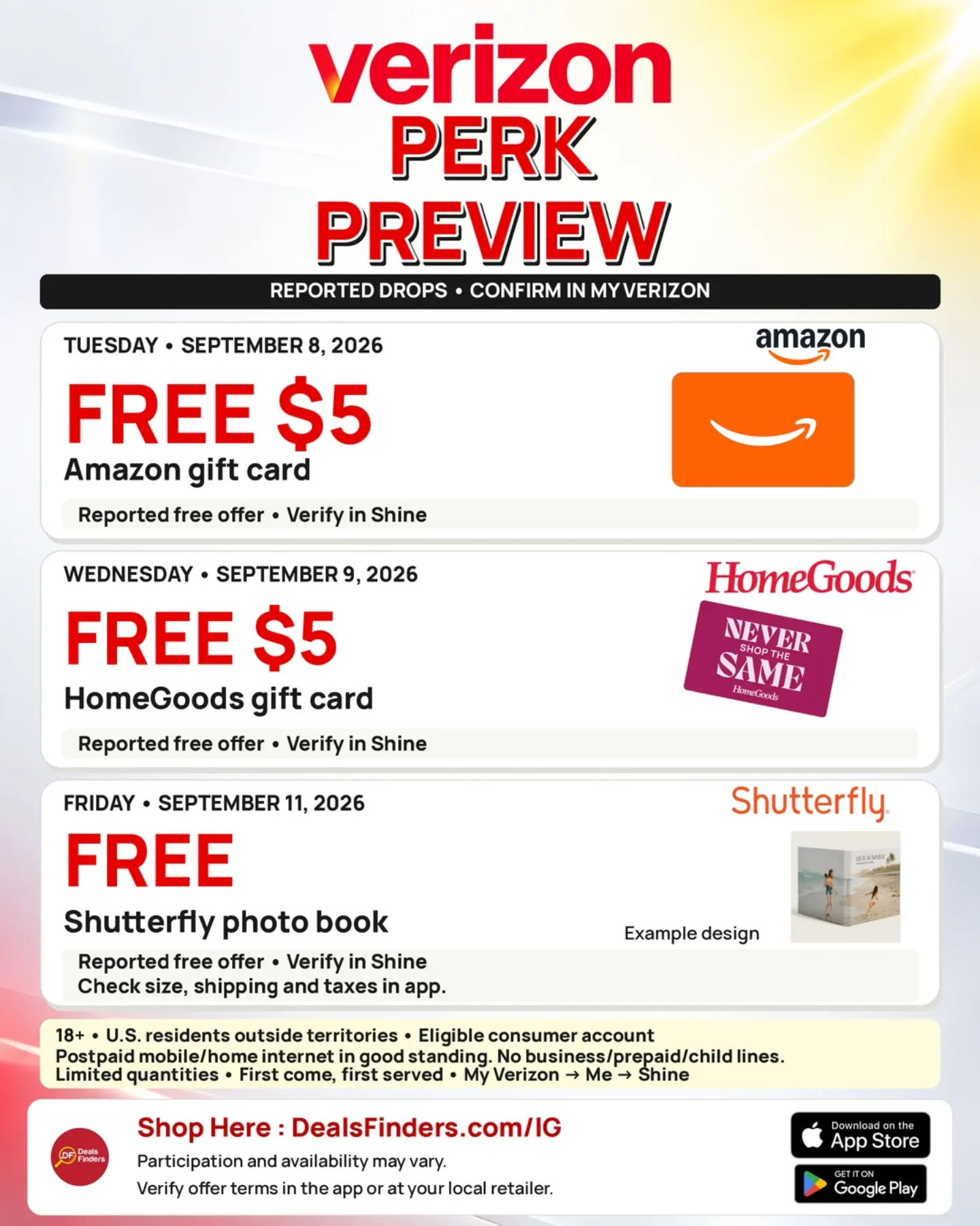 Verizon Shine Free $5.xx Amazon Gift Card Deal at Amazon