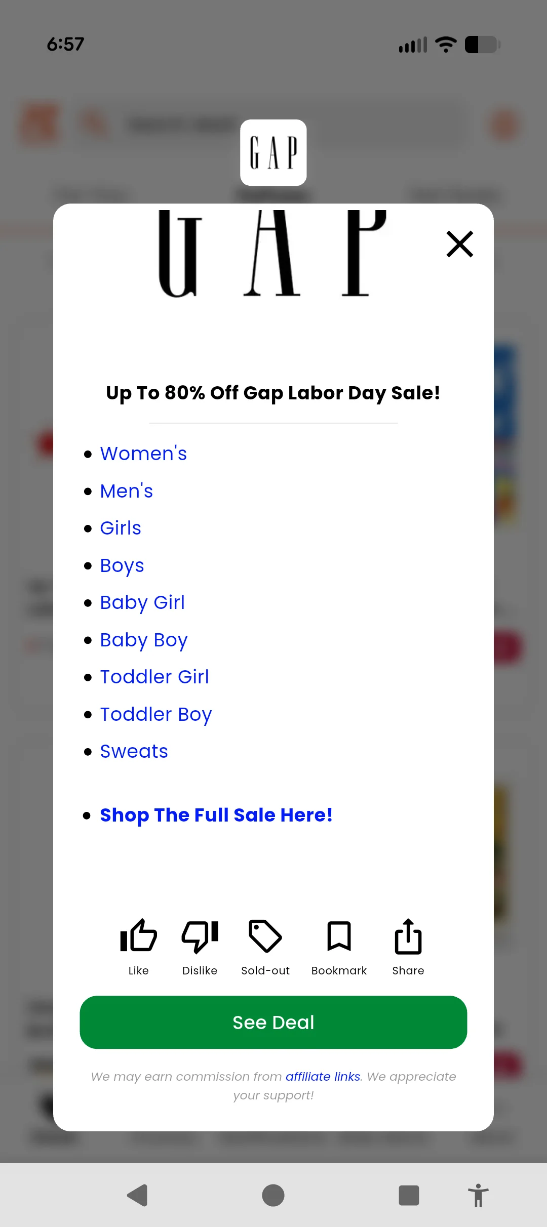 Gap Labor Day Sale: Save 80% on Women’s Styles