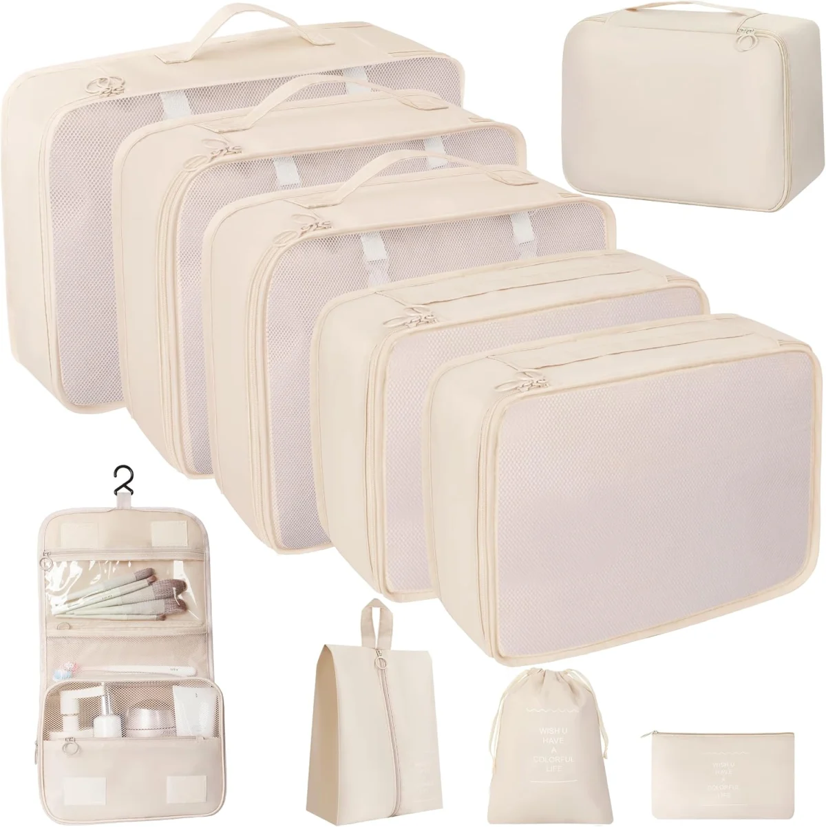 10 Piece Expandable Packing Cubes Only $9.xx (Reg. $20) at Amazon
