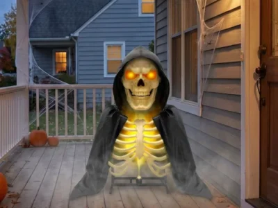 Motion Activated Animatronic Skeleton for $199 (Reg $329) at Lowe’s