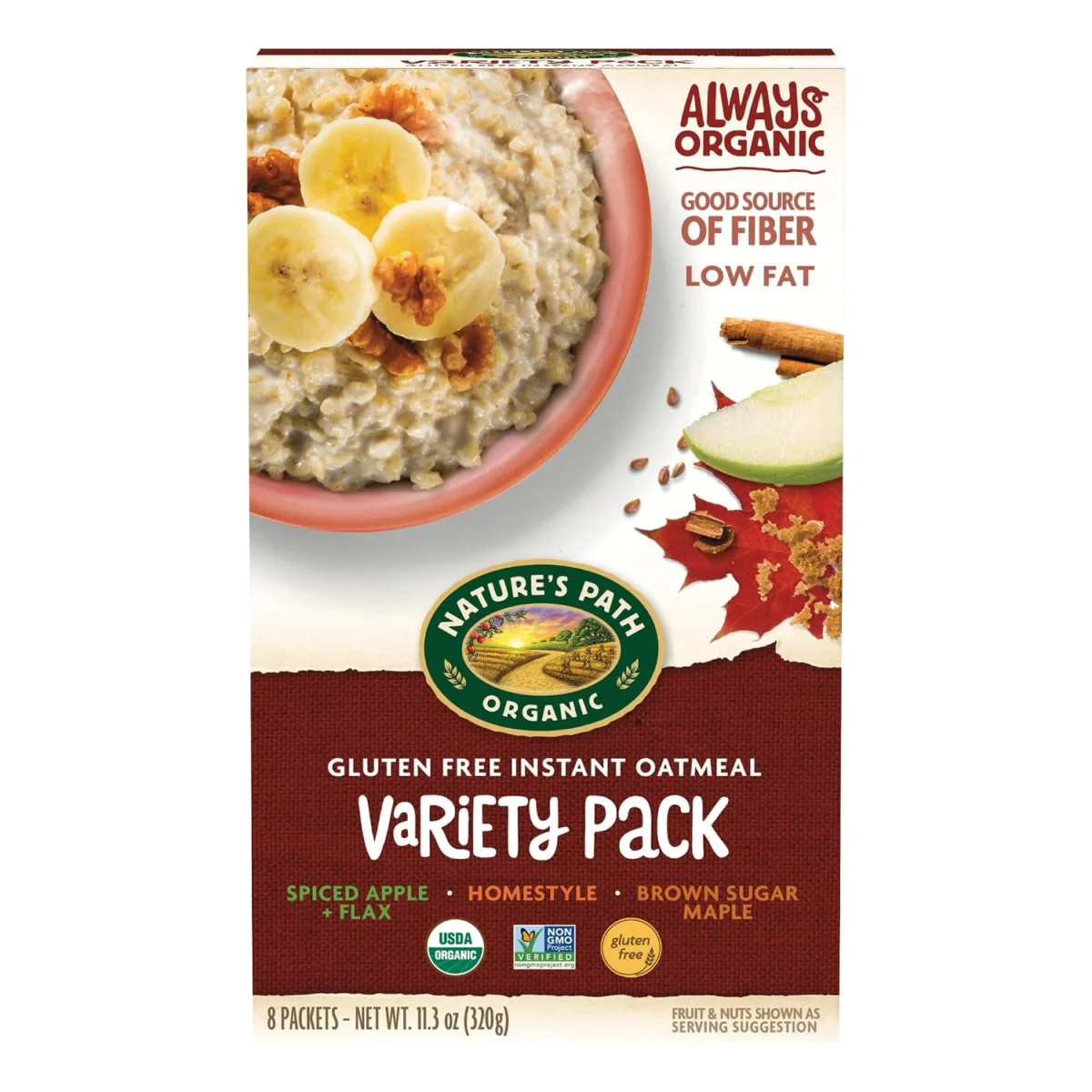 Nature’s Path Organic Gluten-Free Oatmeal 48-Pack Only $10.xx (Reg.