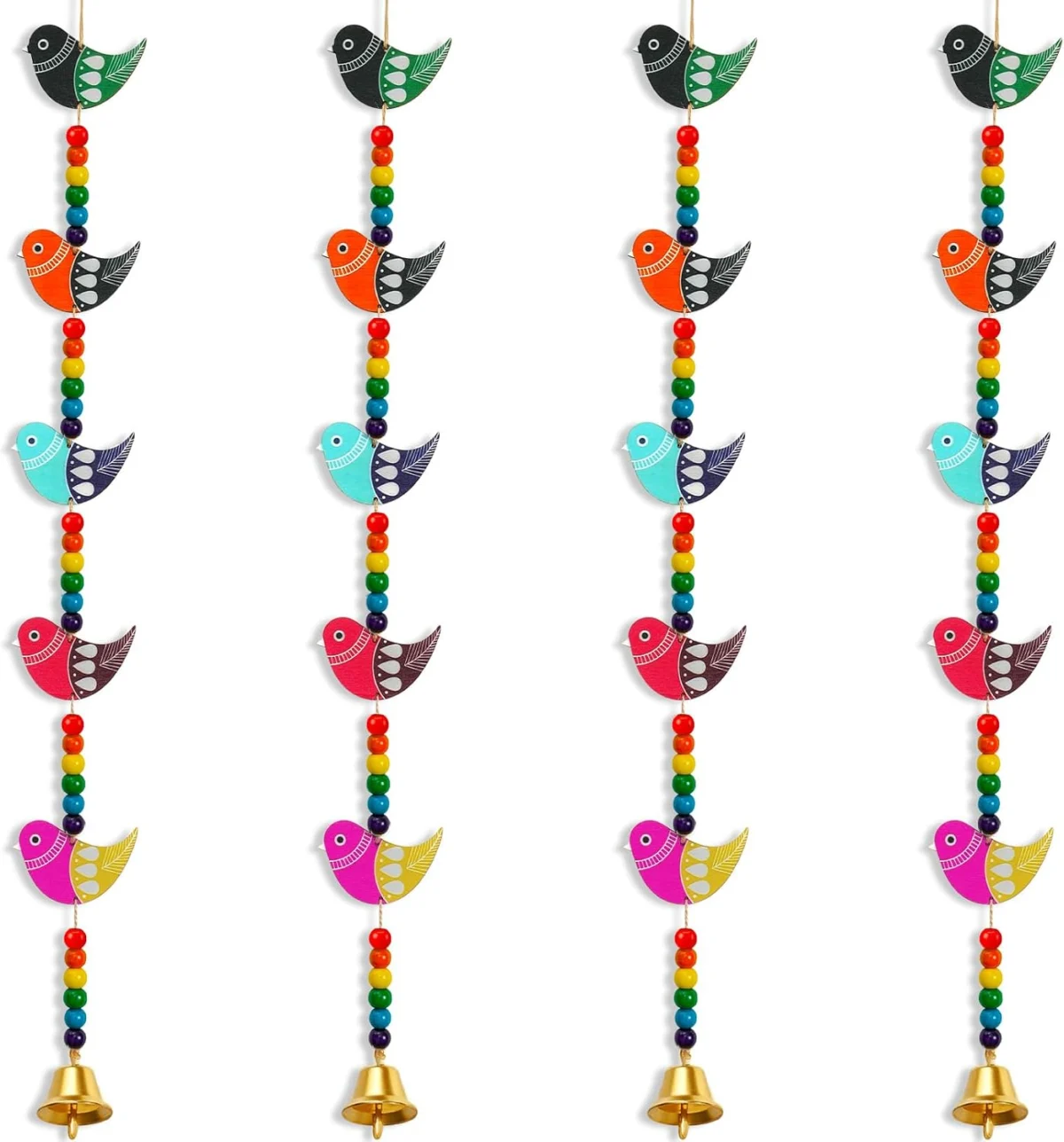 Amazon : Ferrochef 4 Pcs Indian Wooden Ornaments Only $15.xx at Amazon