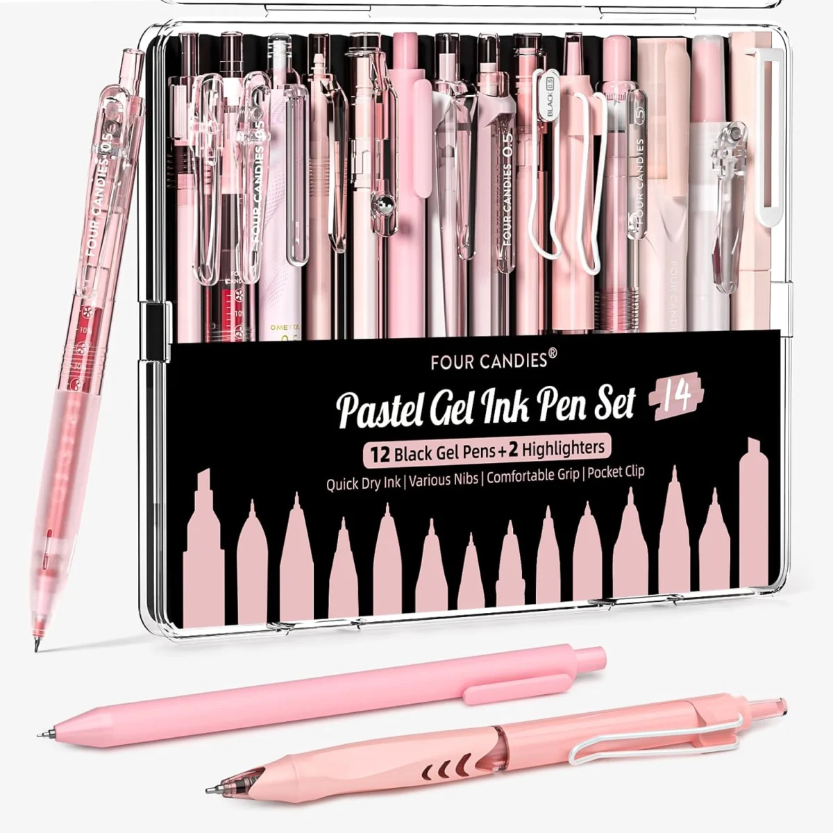 Four Candies 0.5mm Pastel Gel Ink Pen Set Only $8.xx (Reg. $15)