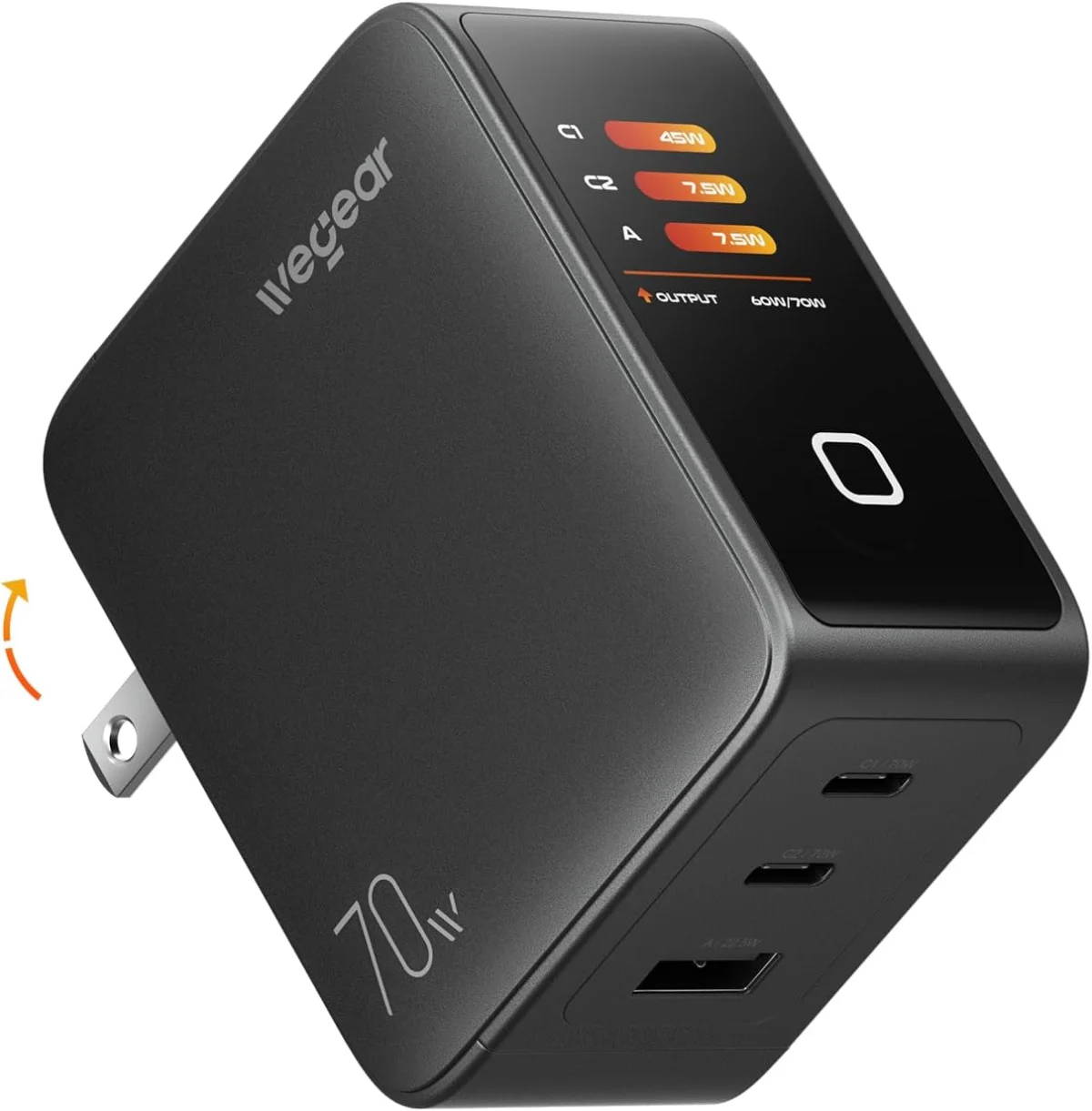 wegear 70W GaN III USB‑C Charger Only $44.xx at Amazon