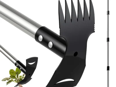 8" 2-in-1 Long Handle Weed Puller Tool w/ 6-Tine Rake & Garden Hoe $9.xx + Free Shipping w/ Prime or on $35.xx+