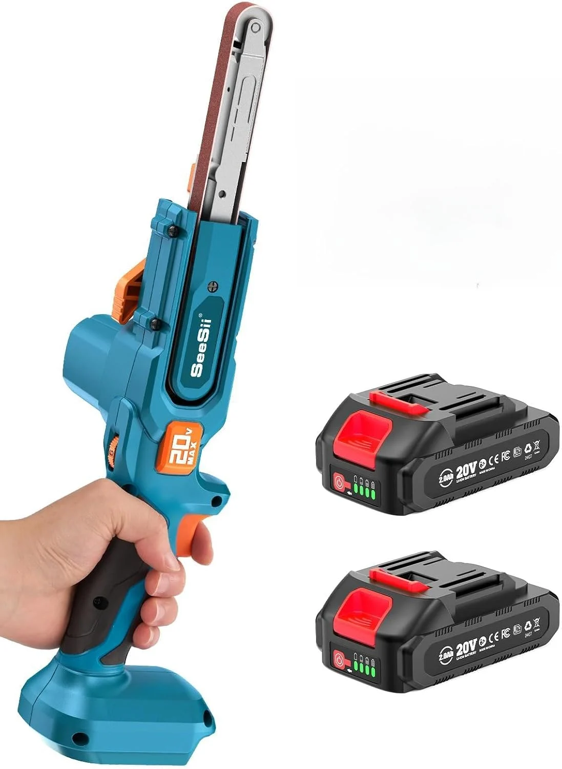SEESII Mini Cordless Belt Sander Only $42.xx (Reg. $70) at Amazon