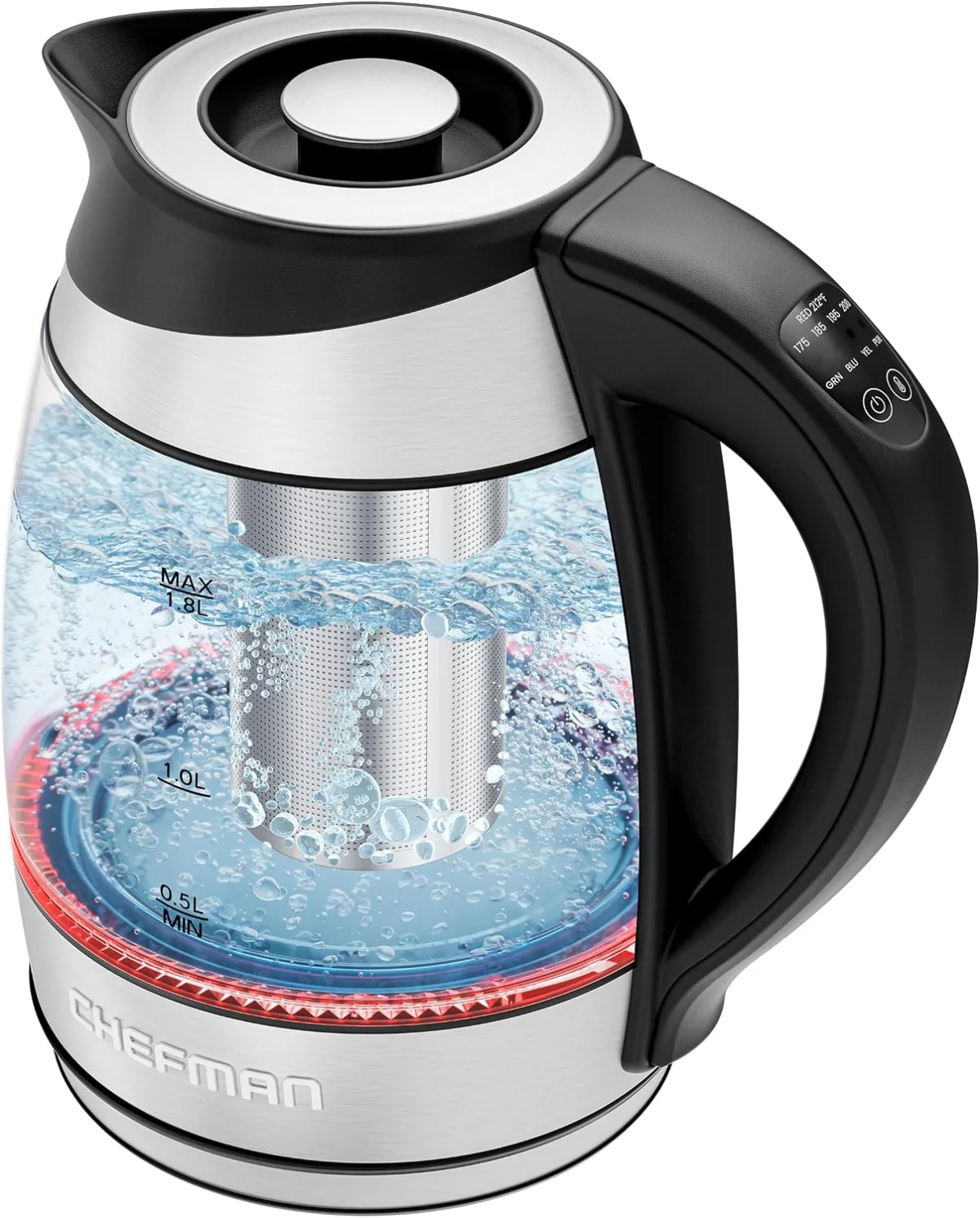 Chefman Electric Glass Kettle Only $27.xx (Reg. $35) at Amazon