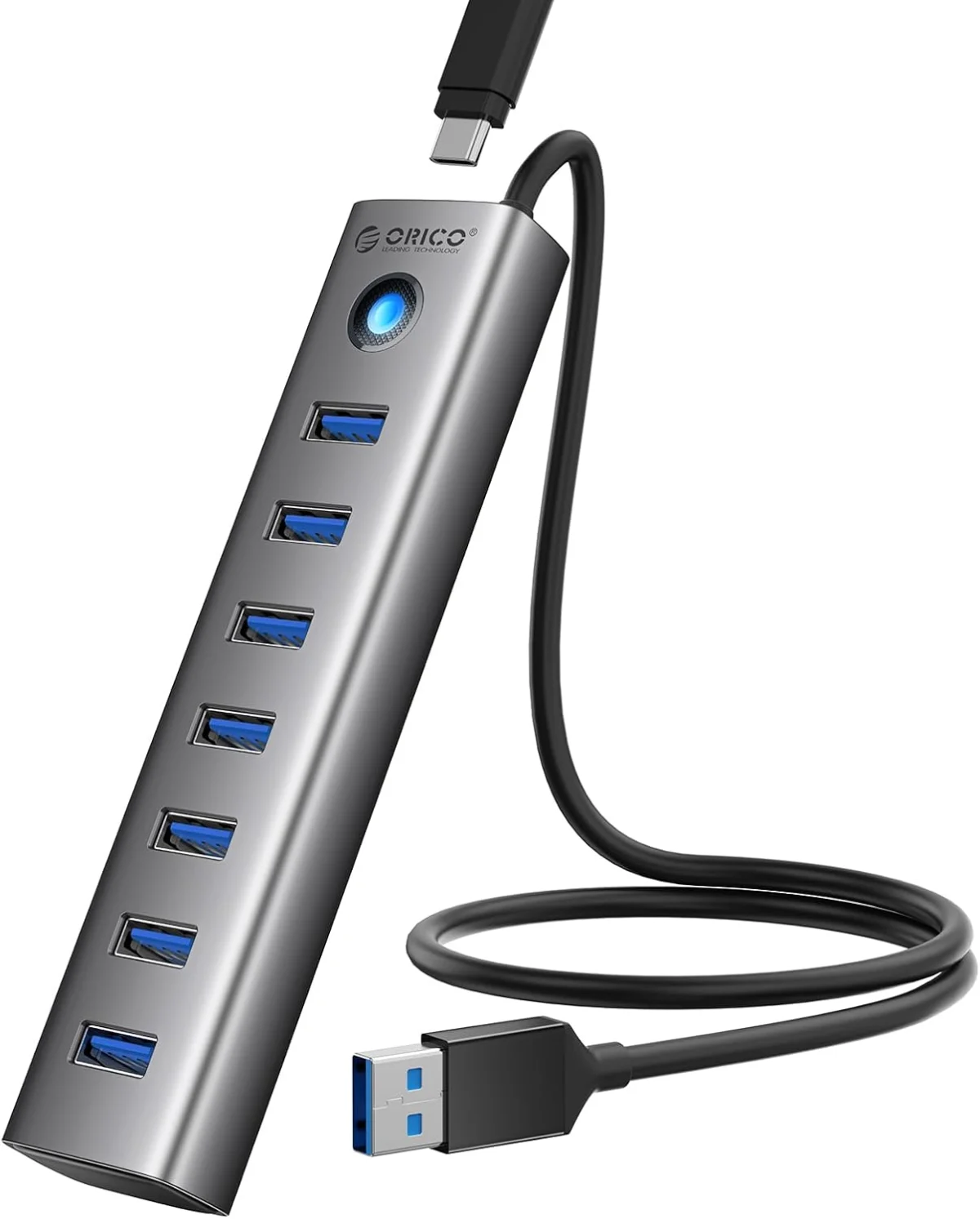 ORICO 7-Port USB Hub Only $9.xx (Reg. $18) at Amazon