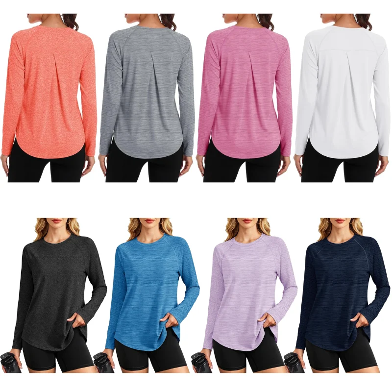 Women’s Long Sleeve Workout Tops Deal: Save $14.xx at Amazon