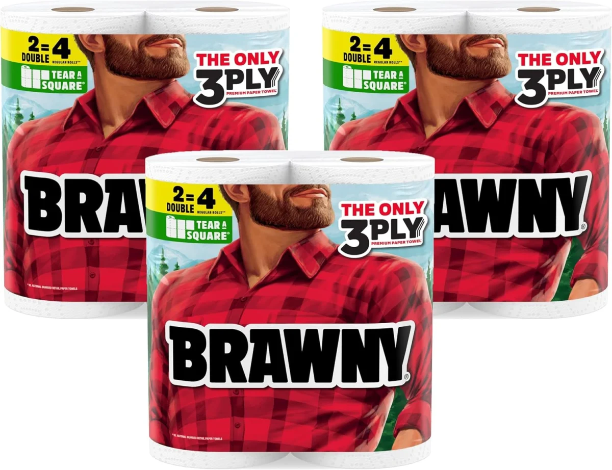 Brawny Paper Towels 6-Count Double Rolls Just $10.xx Shipped on Amazon