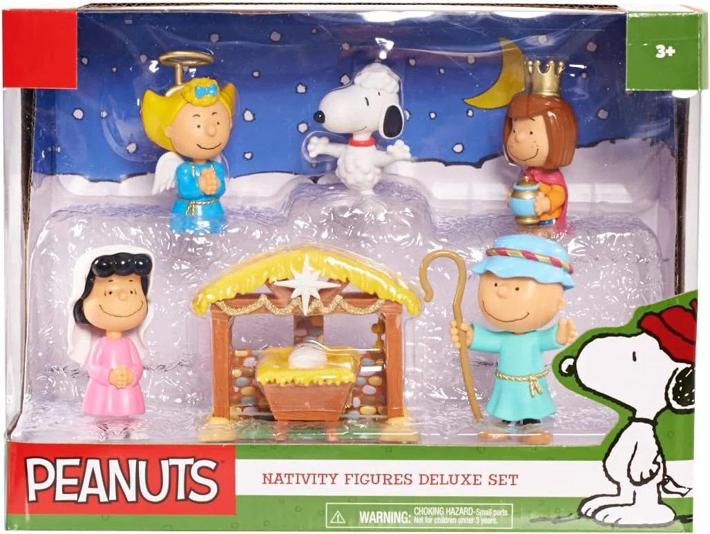 Peanuts Christmas Nativity Deluxe Figure Set Only $25.xx (Reg. $30)
