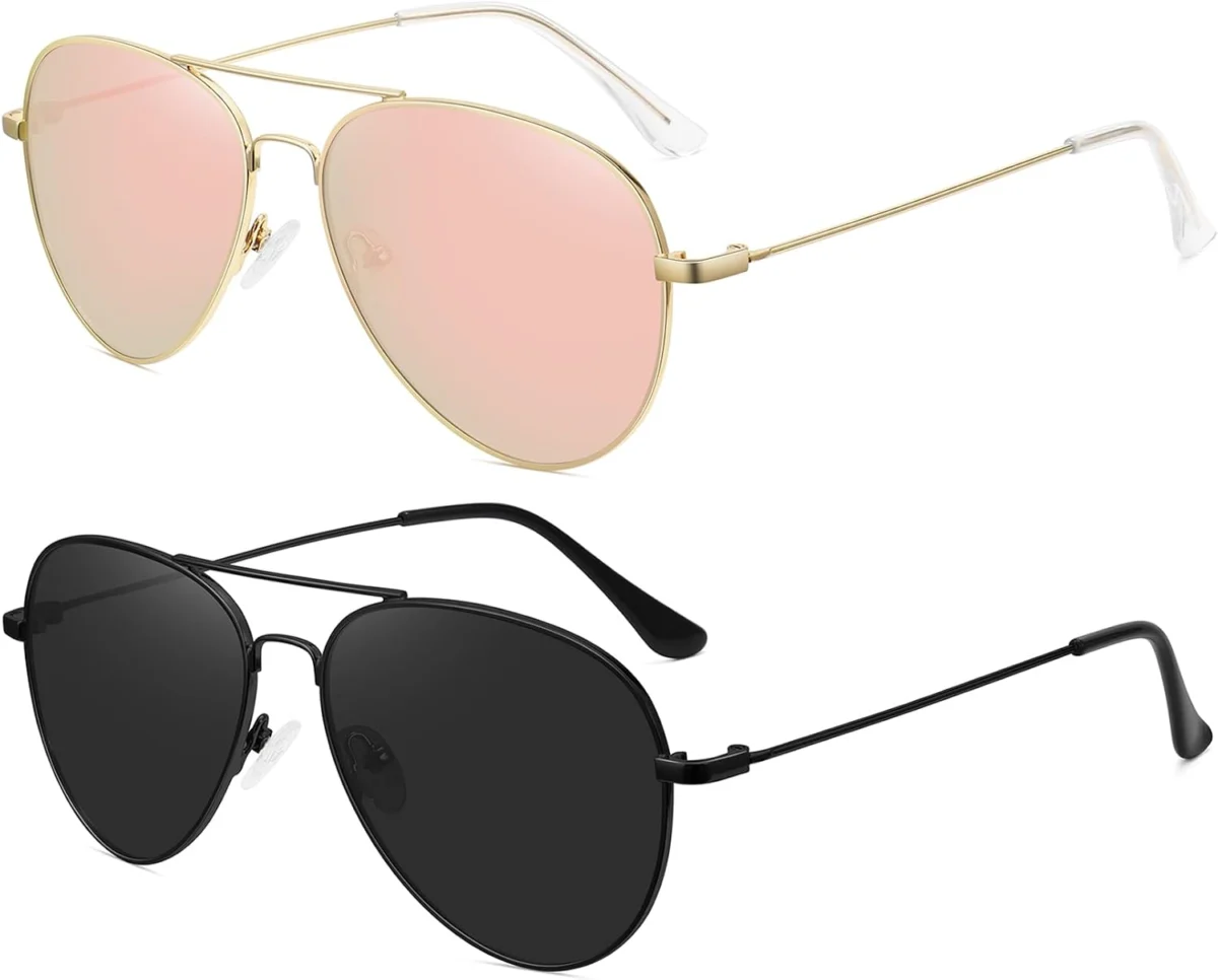 2-Pack Polarized Aviator Sunglasses Only $4.xx (Reg. $17) at Amazon