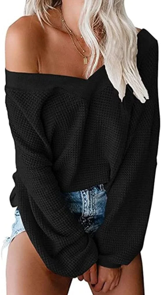 Tobrief Off‑Shoulder Sweater Only $16.xx (Reg. $20) at Amazon