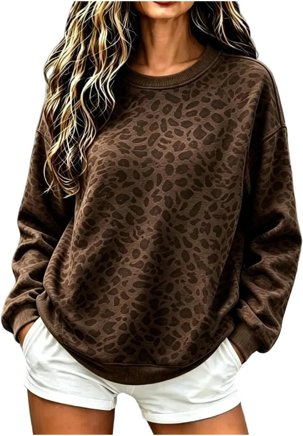 Leopard Print Sweatshirt Only $29.xx (Reg. $30) at Amazon