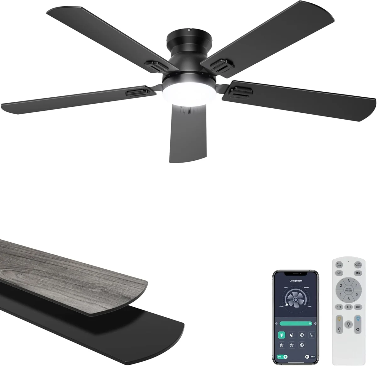 52″ Ohniyou Ceiling Fan Only $59.xx (Reg. $100) at Amazon