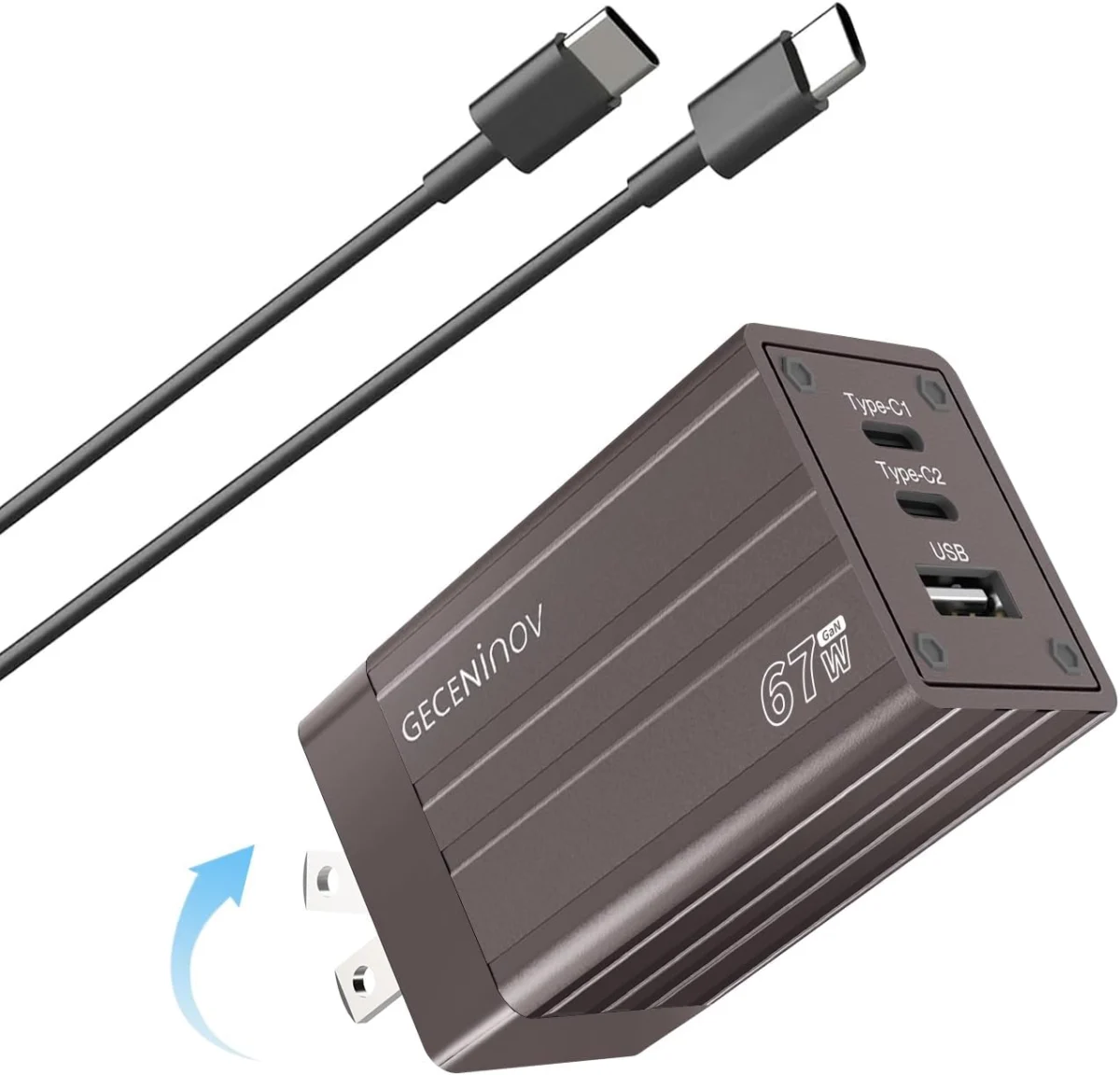 67W USB‑C GaN Charger Only $6.xx (Reg. $10) at Amazon