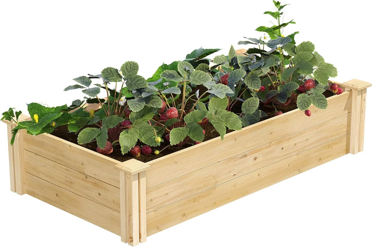 Greenes Fence Raised Garden Bed Only $73 (Reg. $122.99) at Home Depot