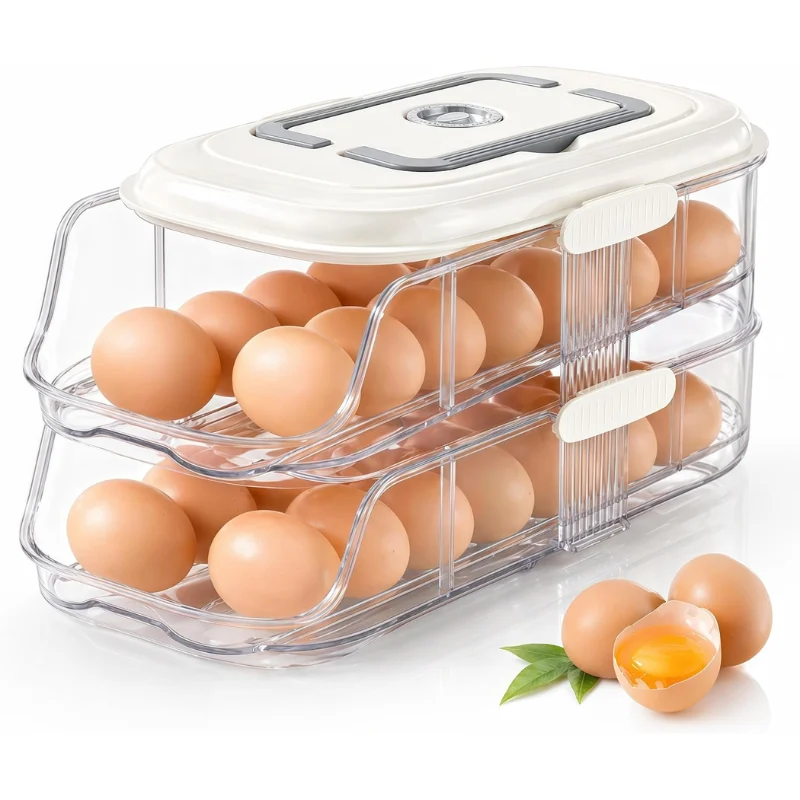 2 Tier Automatic Rolling Egg Container Deal: Save $10.xx at Amazon