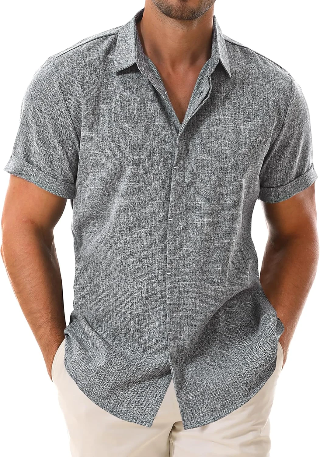 Drazivon Men’s Linen Shirt Only $9.xx (Reg. $20) at Amazon